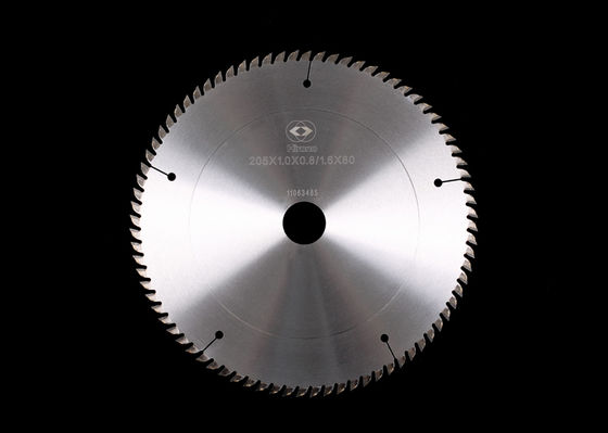 Kwaliteit  Professional Metal Table Thin Kerf Saw Blades Convex Plate 205 x 1.0 x 80P fabriek