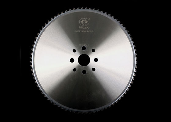 80 tooth Metal Cutting circular Saw Blade to cut steel , Japanese Cermet tipped